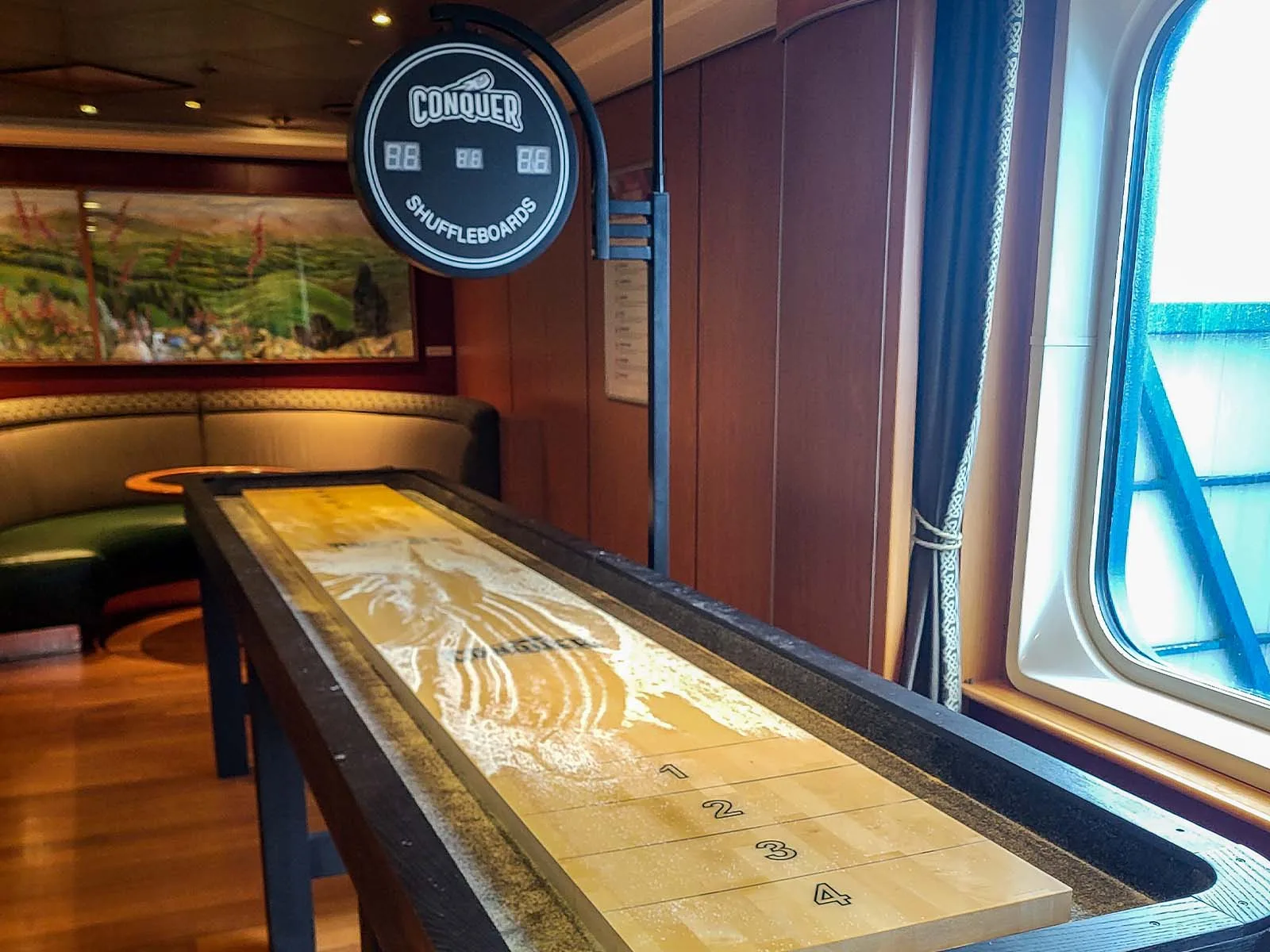 The duty free shop on board