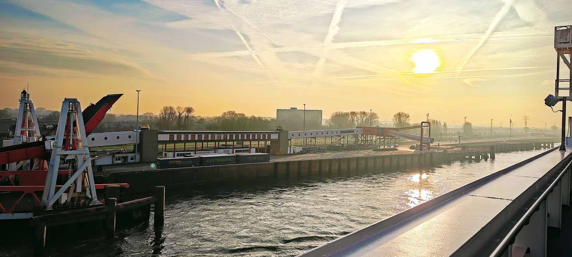Ferry from Harwich to Belgium